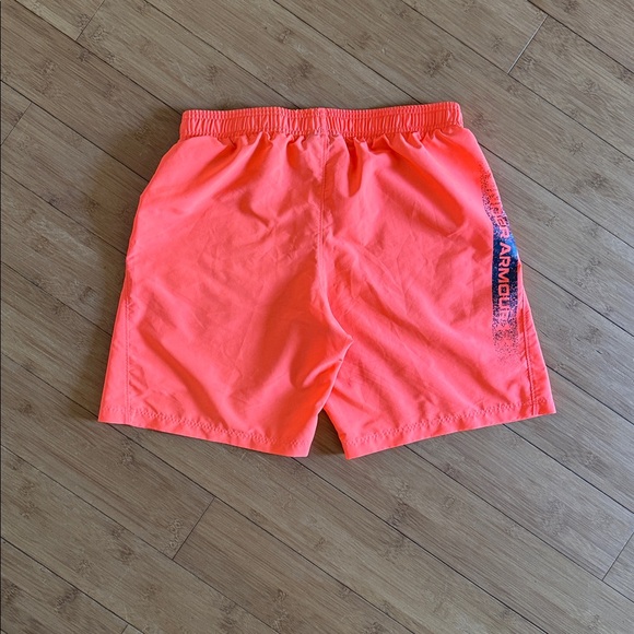 Under Armour Kids Orange Shorts - Picture 3 of 3
